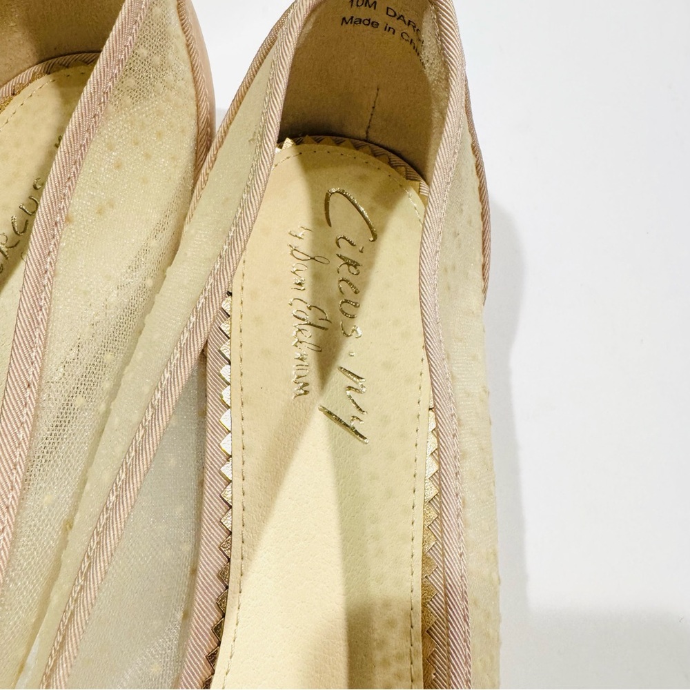 Circus NY by Sam Edelman Darcey Elegant Cream Bow Flats Size 8 - Picture 11 of 15
